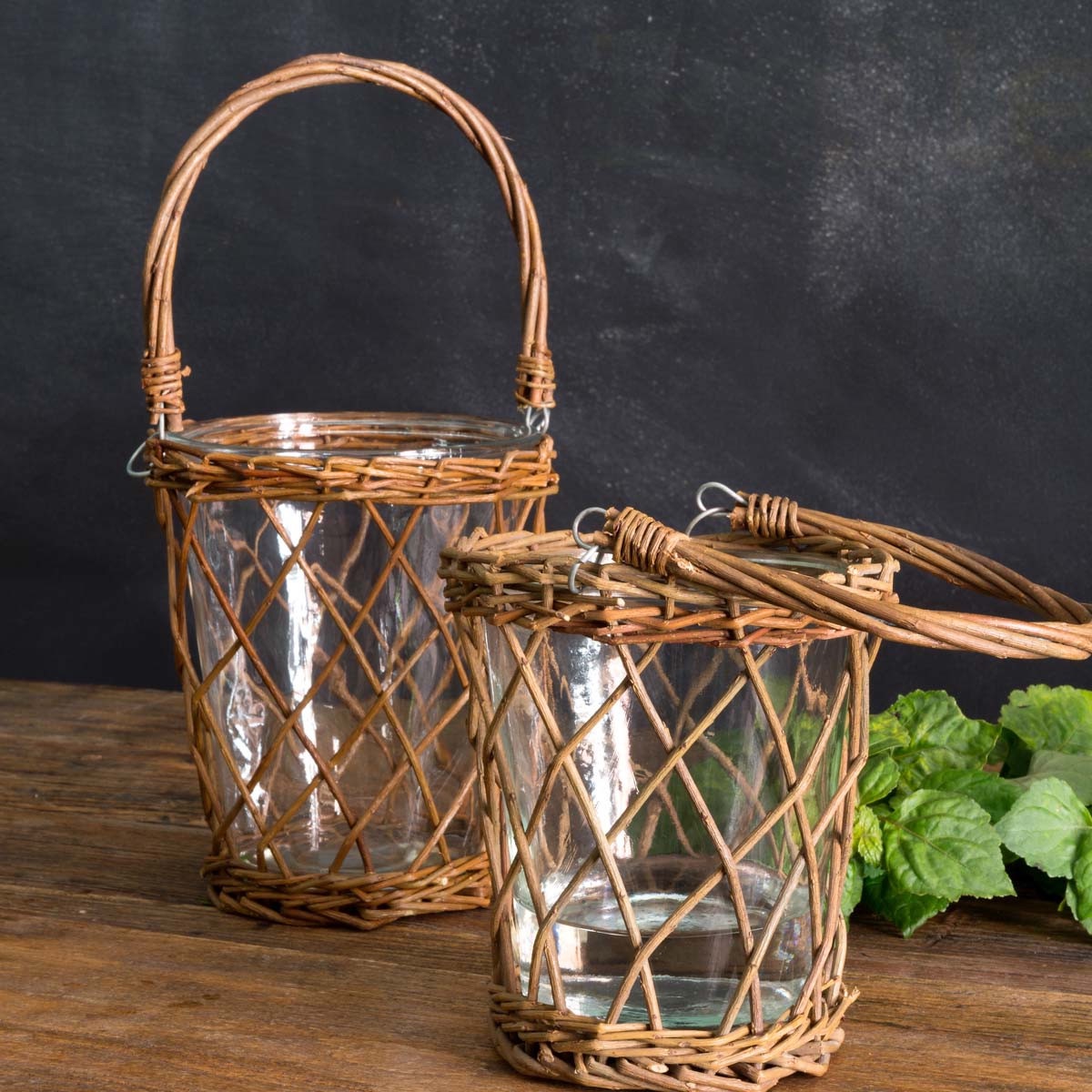 Tall Willow Vase with Handle Silkwood Living