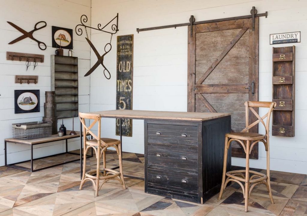 Sliding Barn Door with Rail Hardware