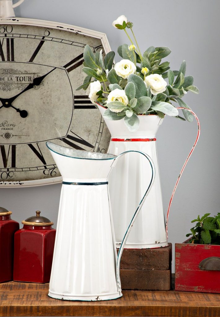 Eliza Tall Enamel Pitchers