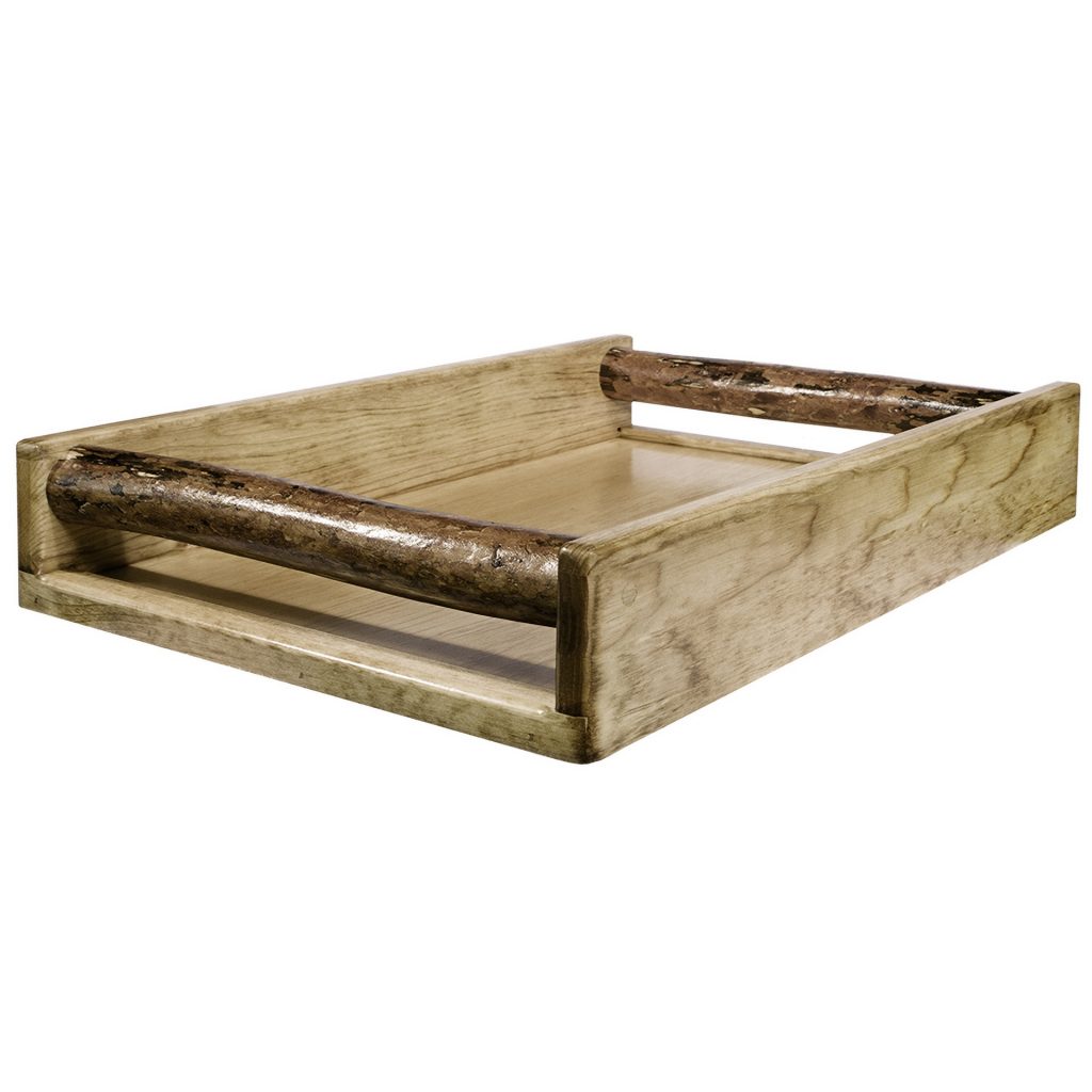 Glacier Collection Serving tray Stained & Lacquered