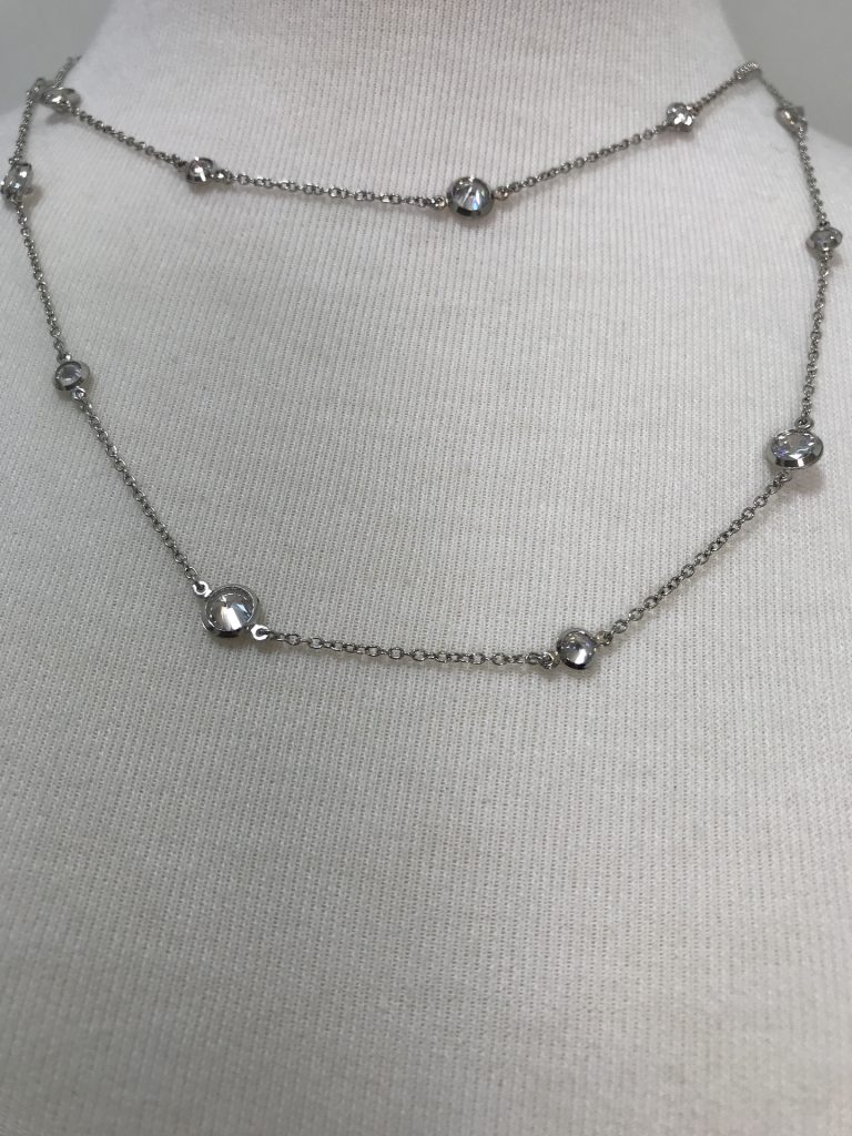 Just Like Diamonds Large Stone Layering Necklace