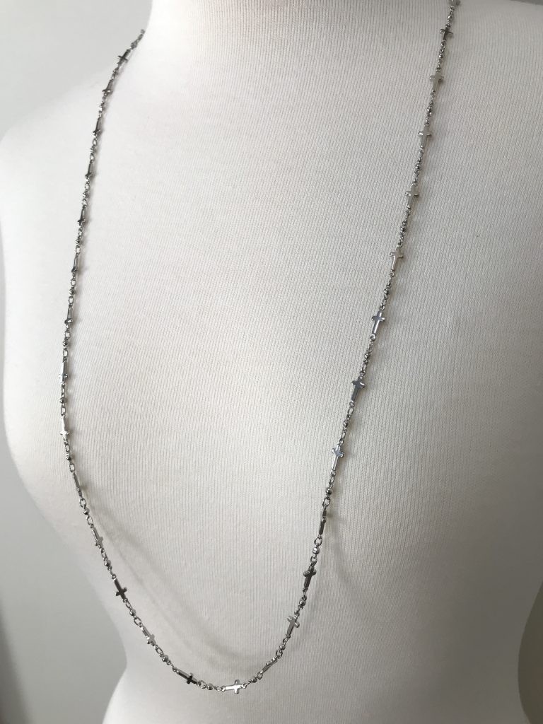 Keep the Faith Tiny Crosses Layering Necklace-HEM