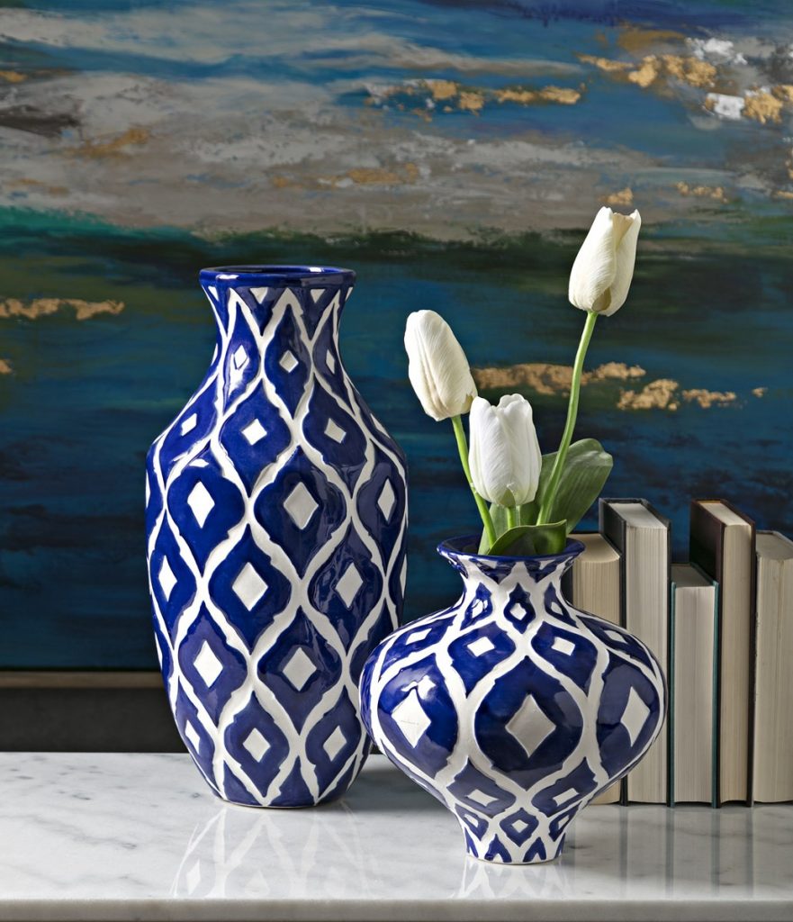 Maine Blue and White Jug