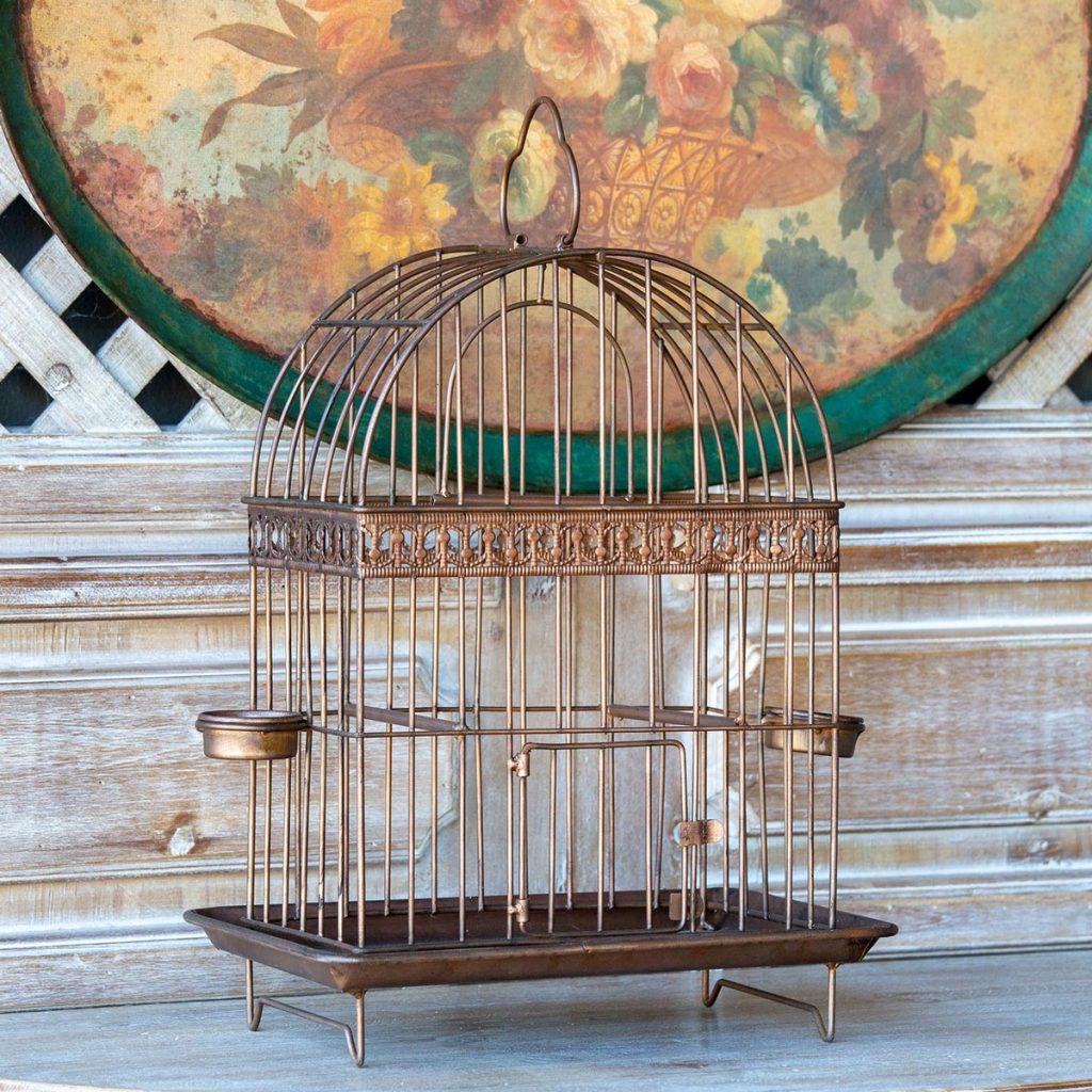 Retro-Style Decorative Bird Cage