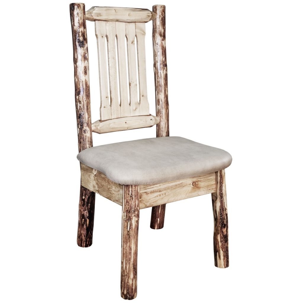 Dining Chair with Buckskin Base