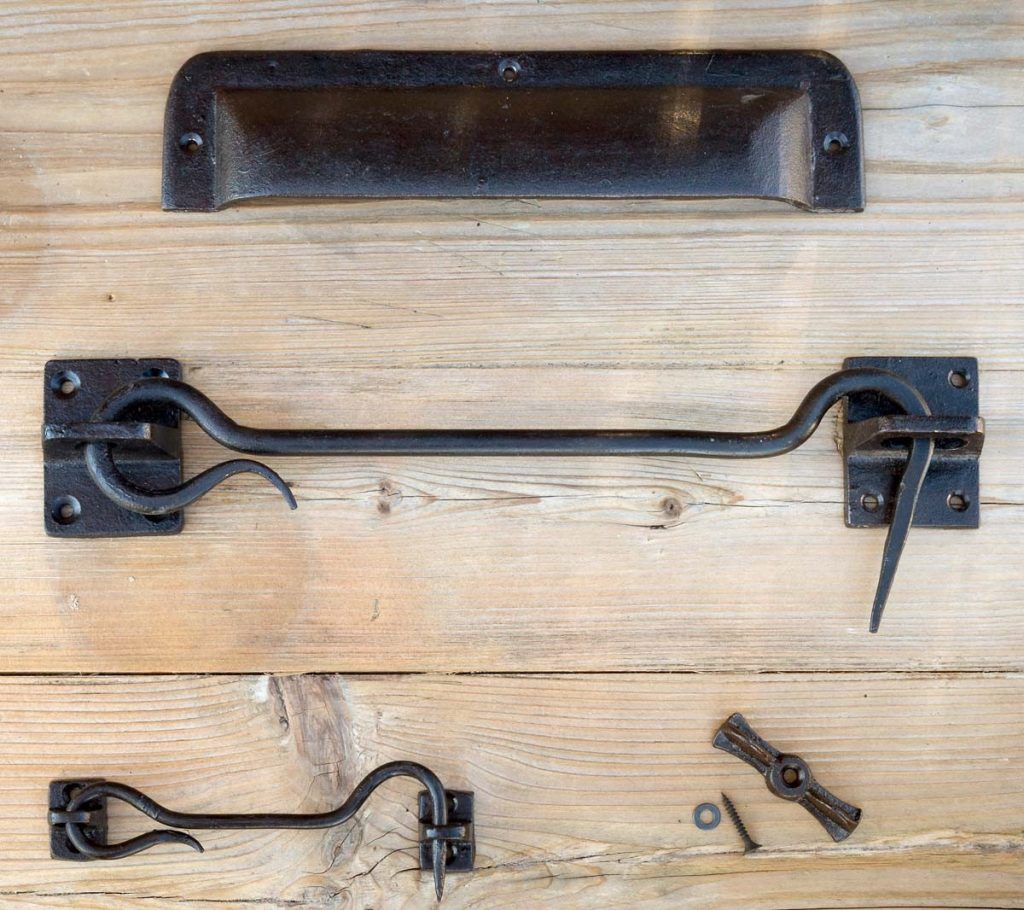 Forged Barn Door Latch, Large