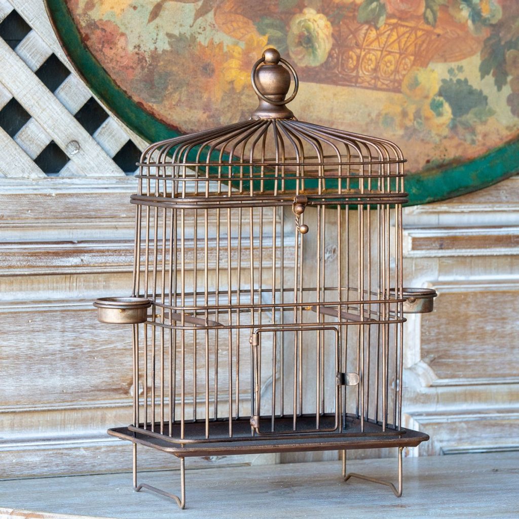 Vintage-Style Decorative Bird Cage