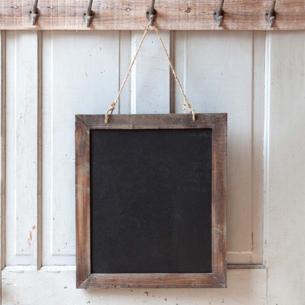 Two-Sided Menu Blackboard