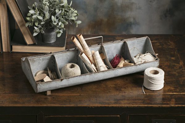 Lorren Galvanized Organizer - Image 4