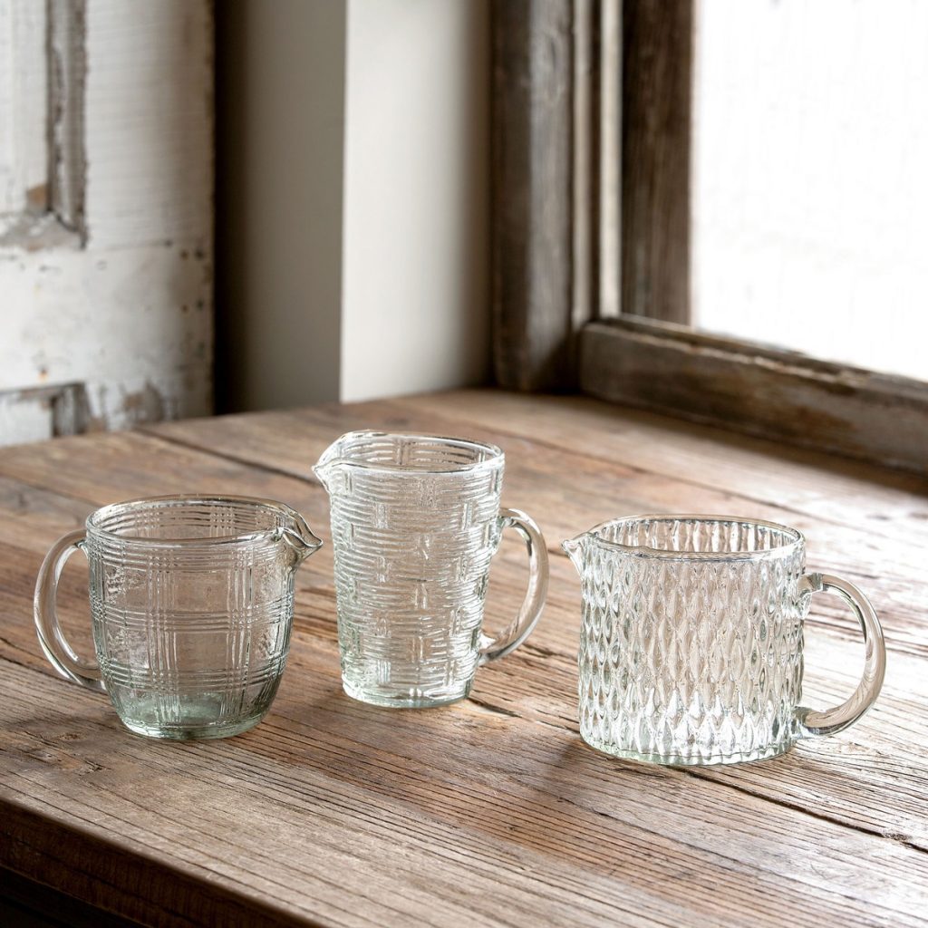 Collected Patterned Glass Pouring Cup