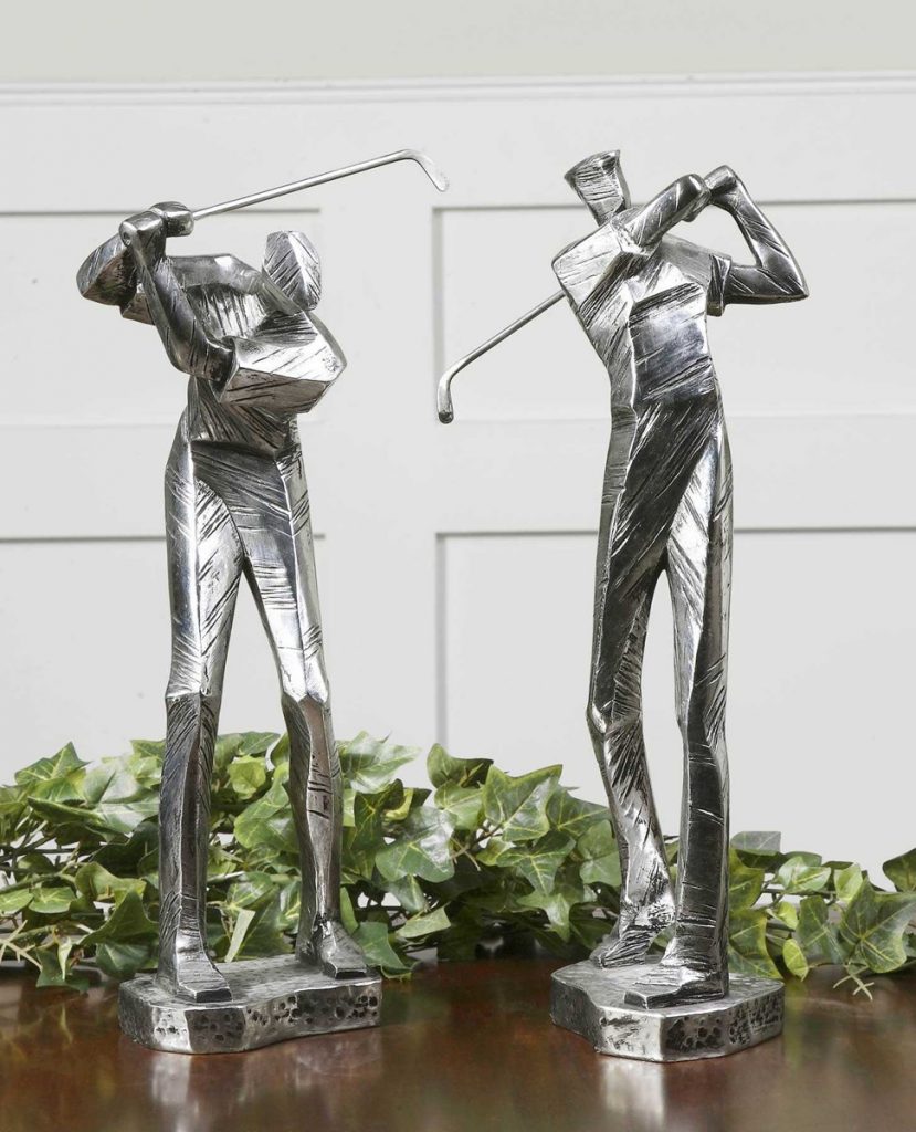PRACTICE SHOT FIGURINES-set of 2