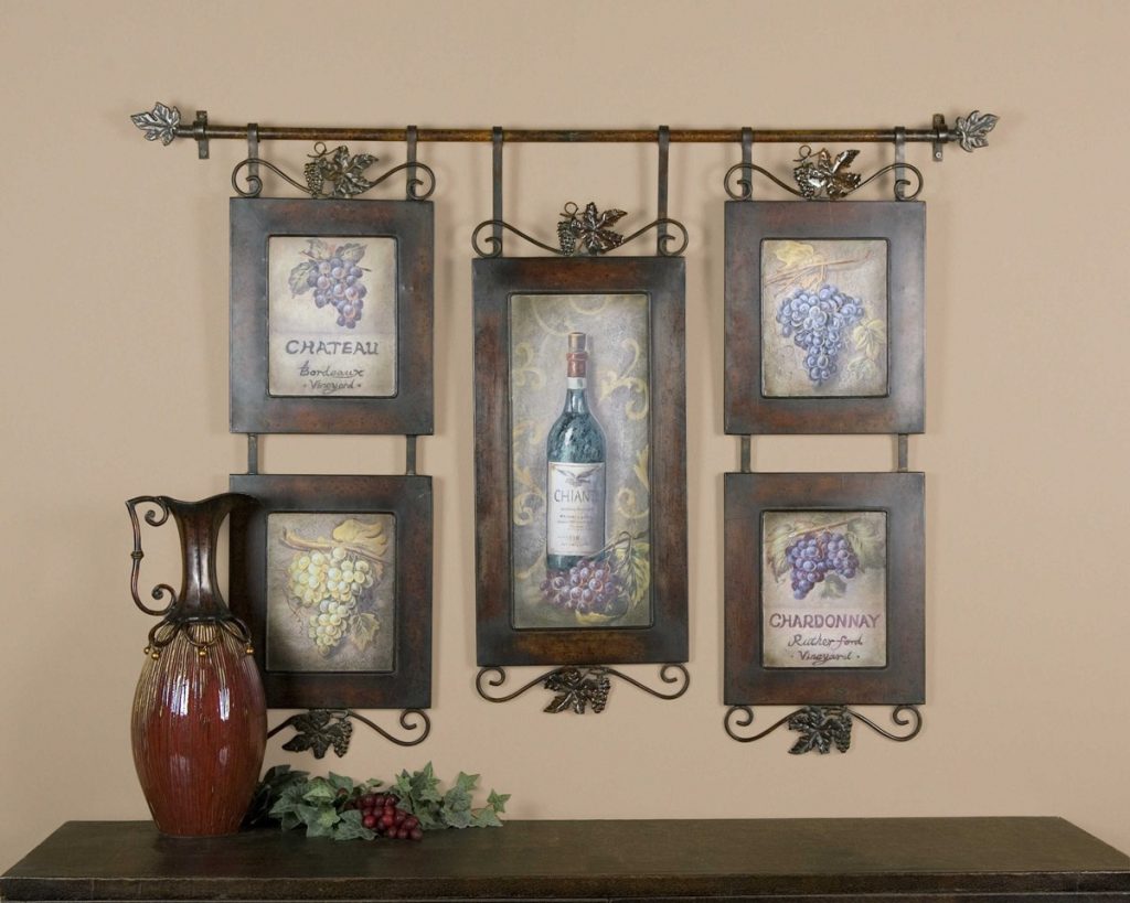HANGING WINE OIL REPRODUCTION