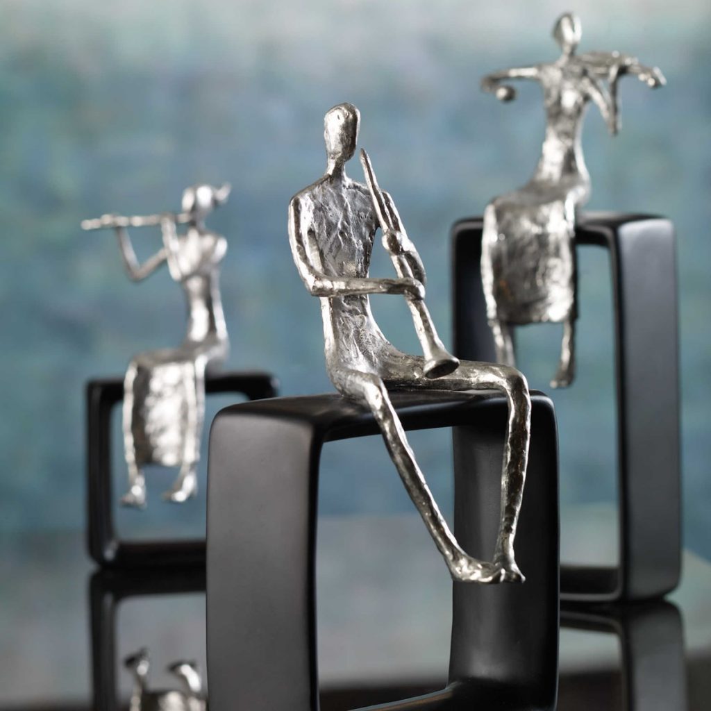 MUSICAL ENSEMBLE FIGURINES-set of 3