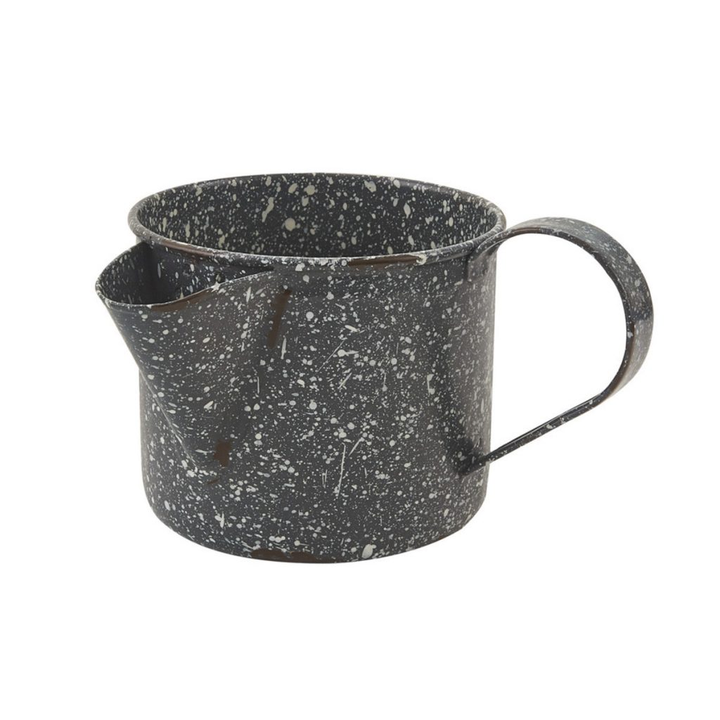 GRANITE ENAMELWARE – CREAMER – GRAY