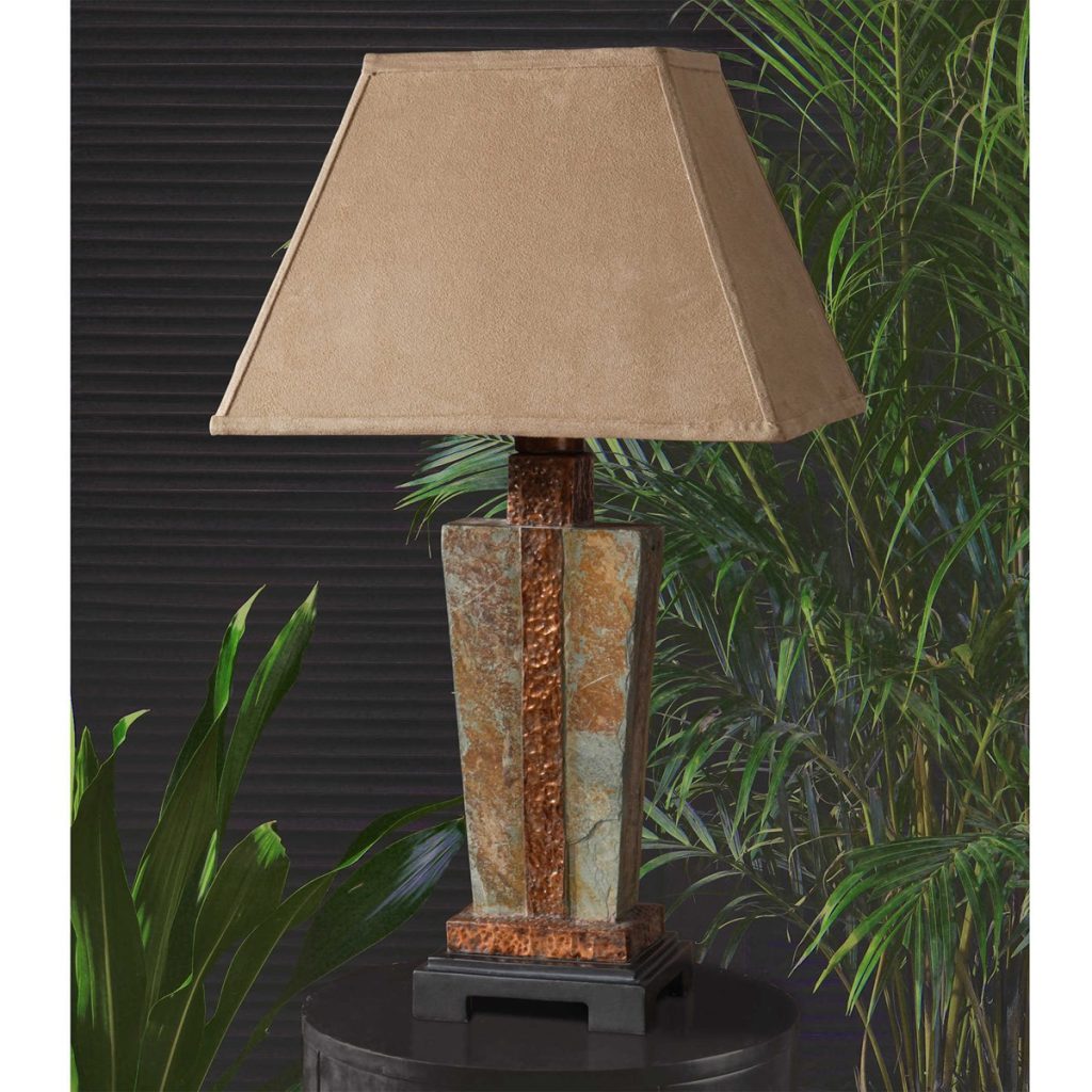 SLATE ACCENT OUTDOOR LAMP