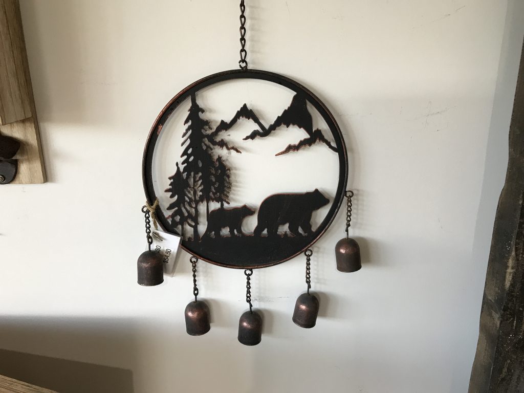 Antique Bronze Bear Windchime