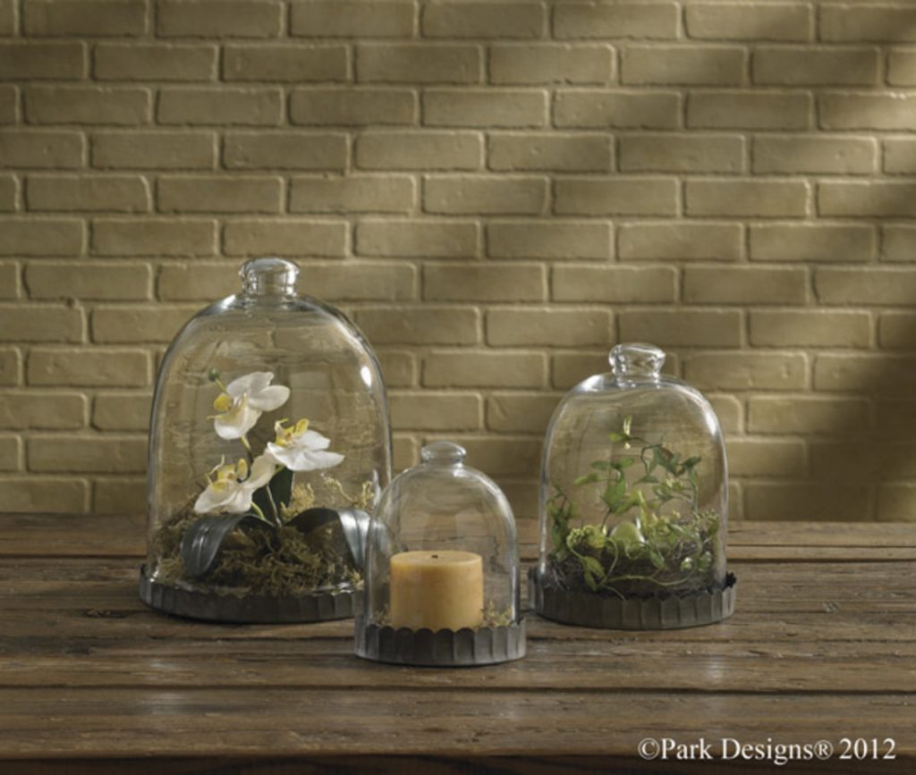 GLASS BELL CLOCHE – 9.5″H