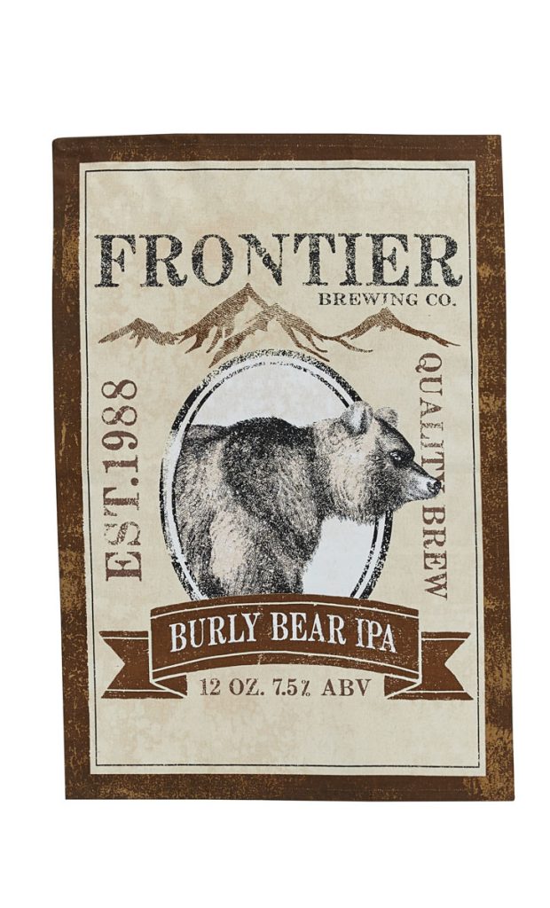BEAR IPA PRINTED DISHTOWEL