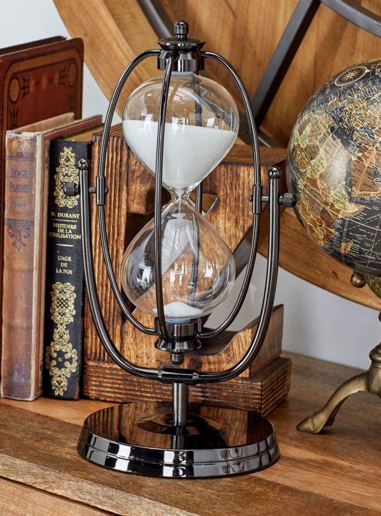 SILVER GLASS GLAM TIMER