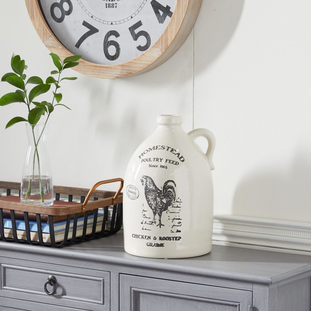 CERAMIC FARMHOUSE VASE-TALL