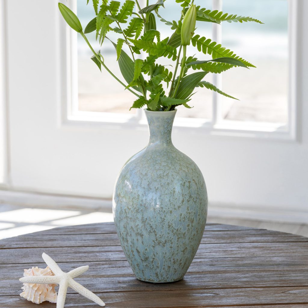 Porto Verde Ceramic Vase, Tall