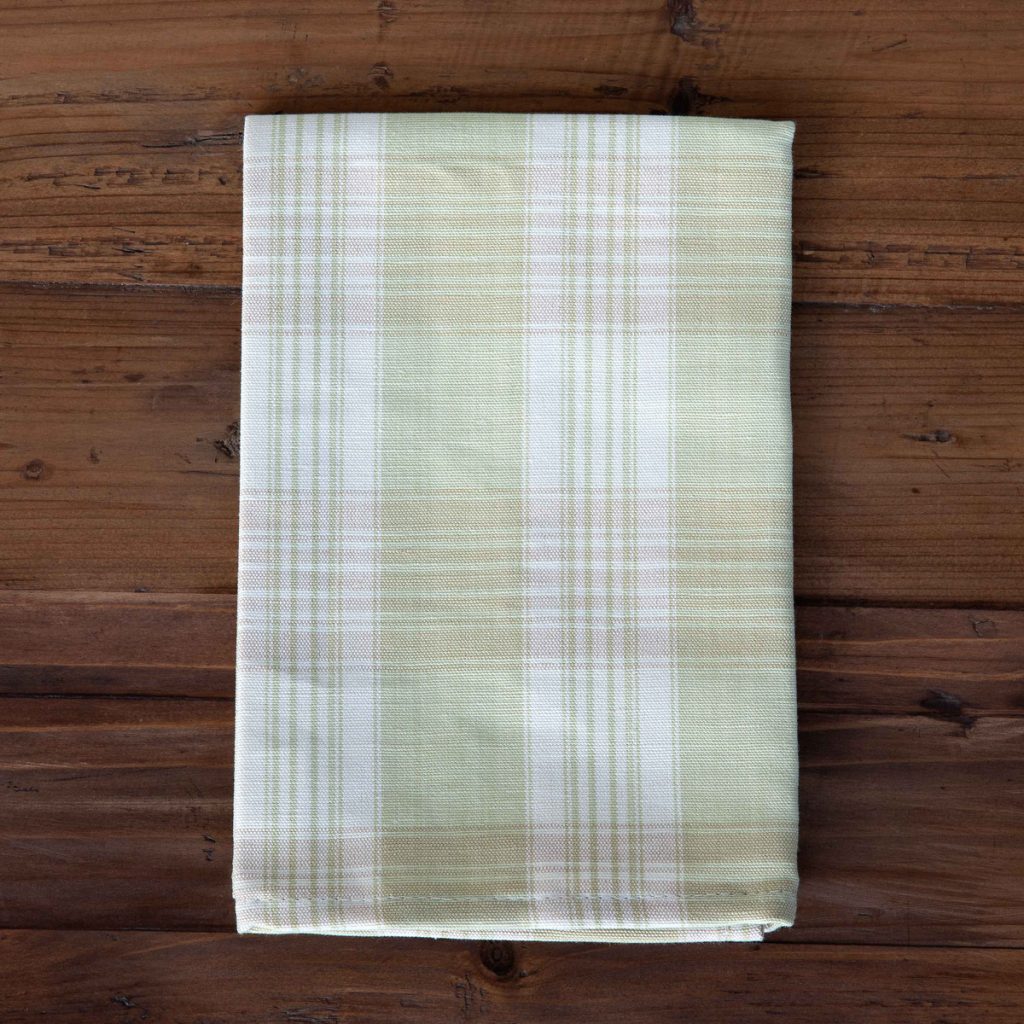 Grapefruit Plaid Cloth Napkin