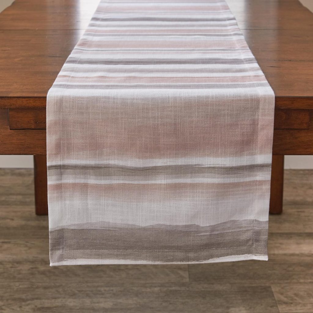 SWEET PEA STRIPE TABLE RUNNER