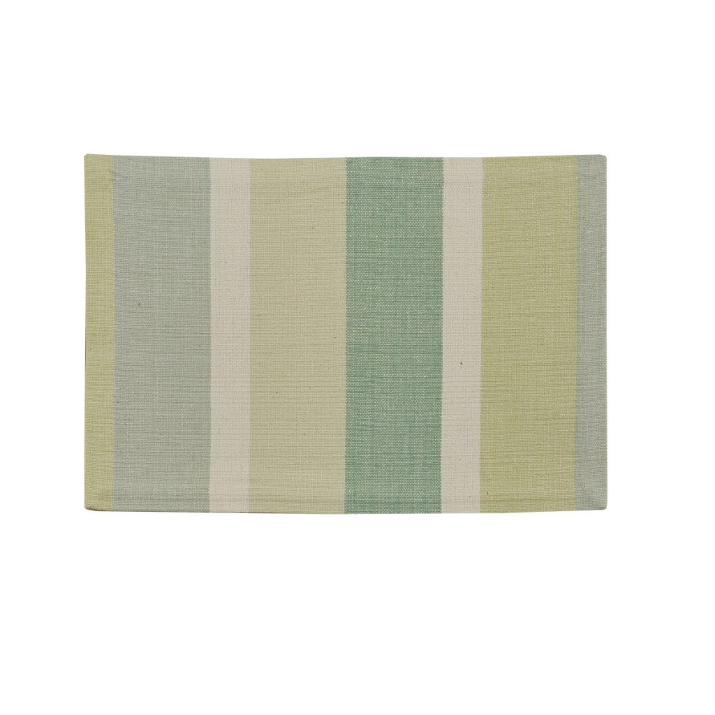 Serena Stripe Greens Placemat