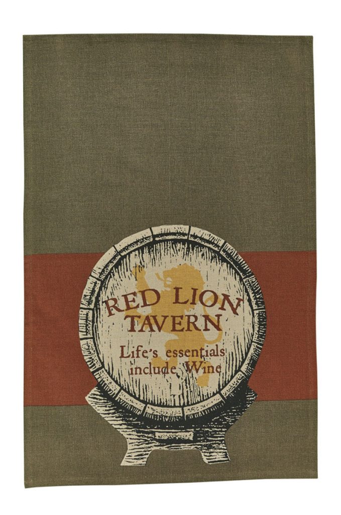 RED LION TAVERN PRINTED DISHTOWEL