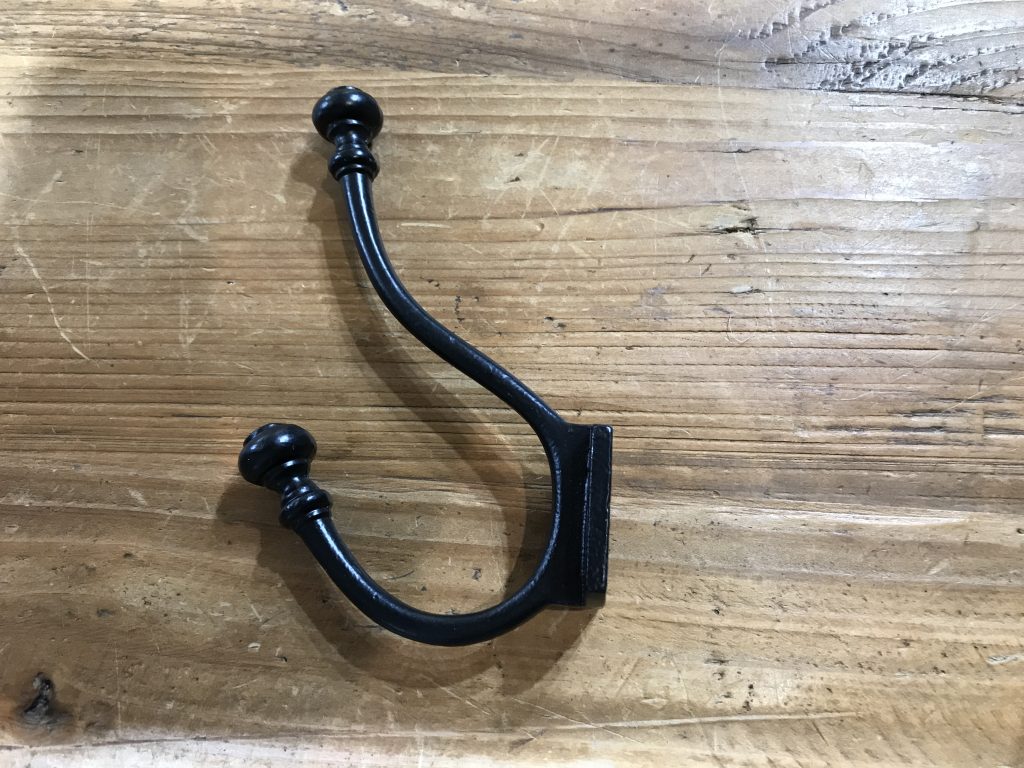 BLACK COAT HOOK SM 1