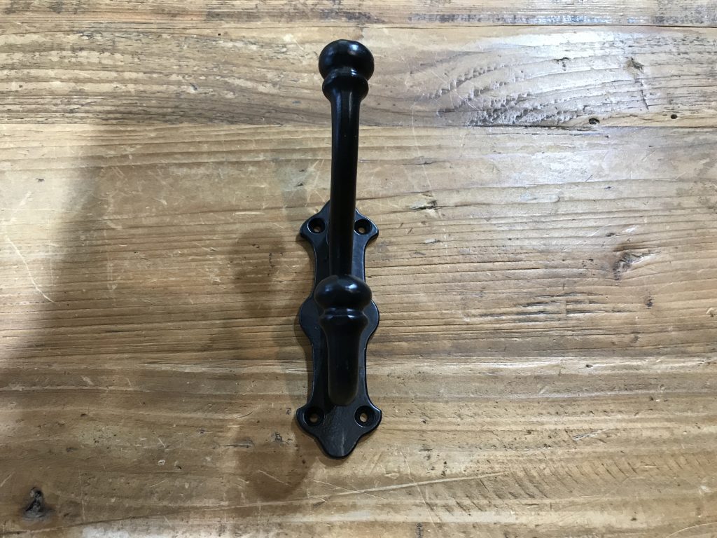 HEAVY BLACK COAT HOOK 1