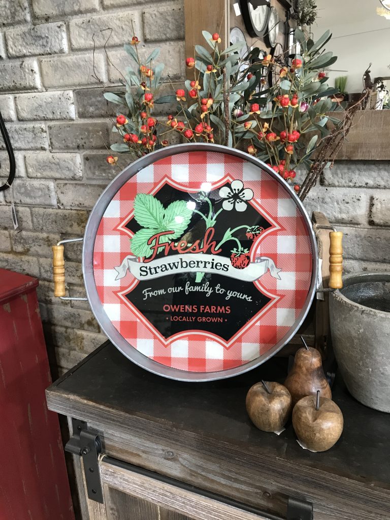 TY Berry Patch Decorative Galvanized Trays