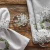 Frost And Ice Beaded Napkin Ring - Image 2