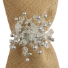 Frost And Ice Beaded Napkin Ring