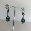 Millefiori Vintage Square Earrings -AQ