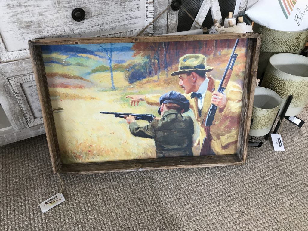 Winchester Vintage Art Tray-lge