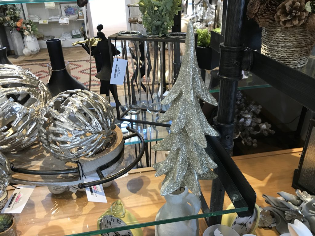 GOLD GLITTER TREE , 12.5″