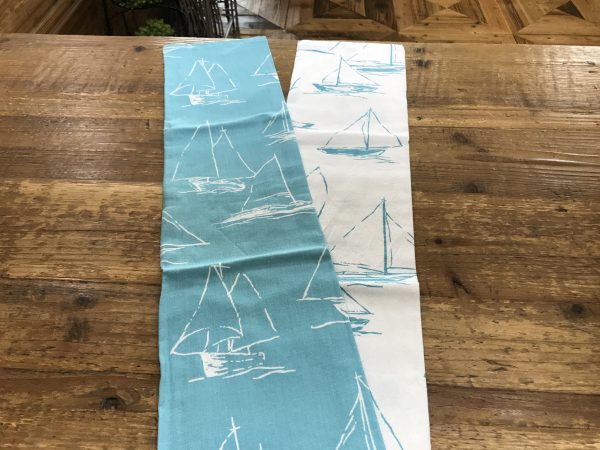 SAILBOAT DISH TOWEL (2 X ASSORT)