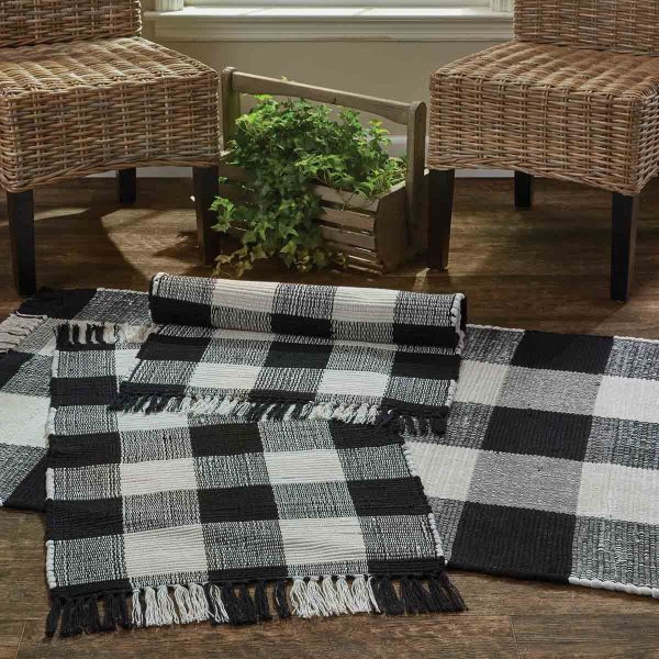 Wicklow Check Rag Rug 3 X 5