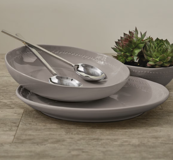 Peyton Serving Bowl - Stone