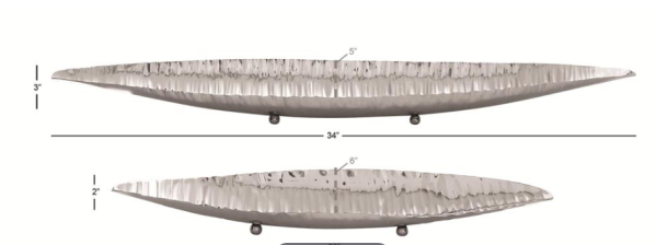 Stainless Steel Bowl with Hammered Design-sm” - Image 2
