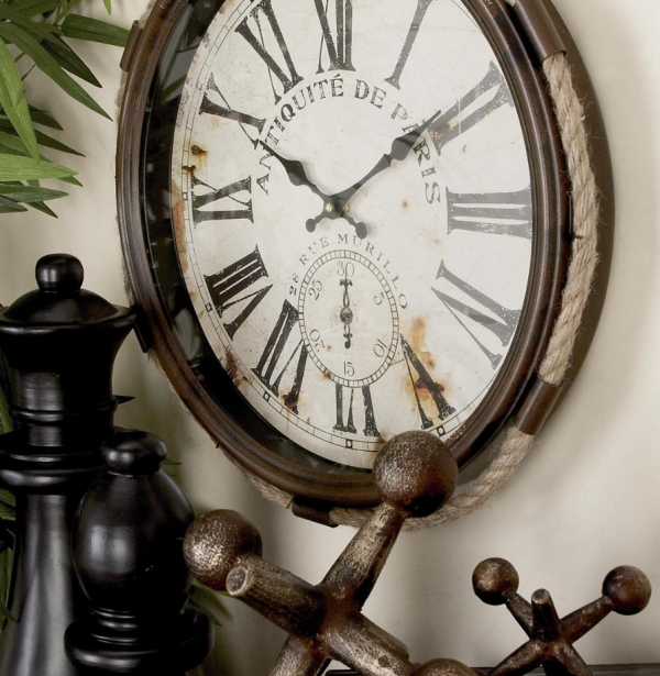 Wall Clock with Rope Frame - Image 2