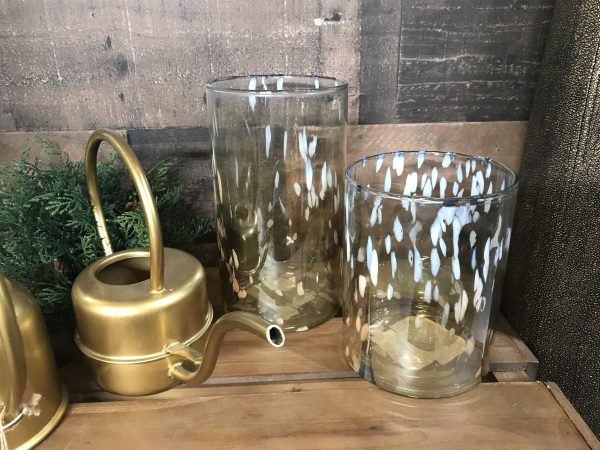 Luxe Glass Hurricane Vase-med