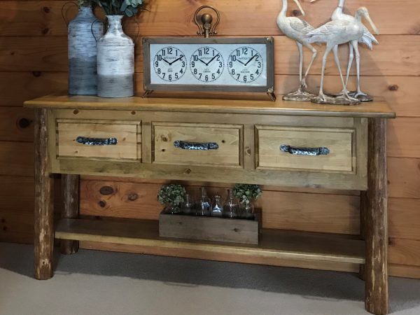 ENTRY TABLE / SOFA TABLE W/ 2 DRAWERS