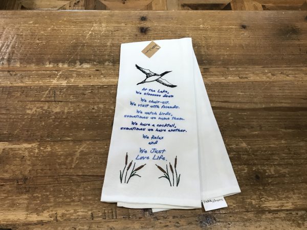 "Things to do at the Lake" Dishtowel