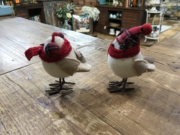 BIRD WITH SCARF AND HAT (2 ASSORT) - Image 2