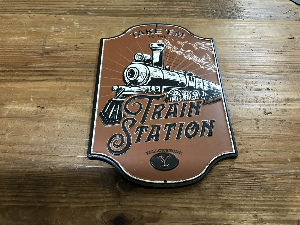 Train Station Sign